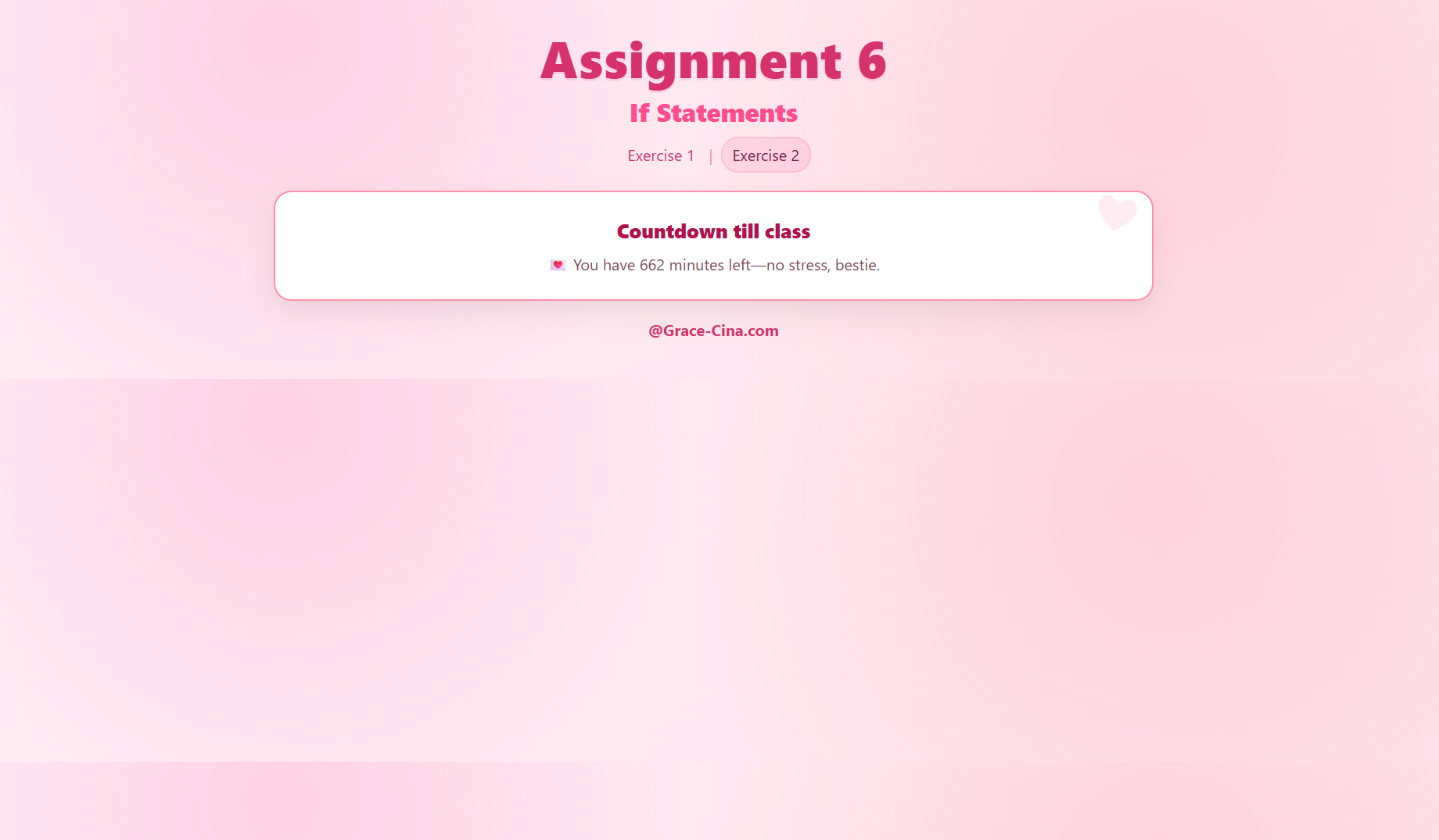 JavaScript events screenshot